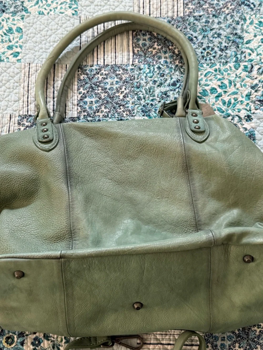 We The Free Emerson Green Shoulder Tote - Picture 3 of 12